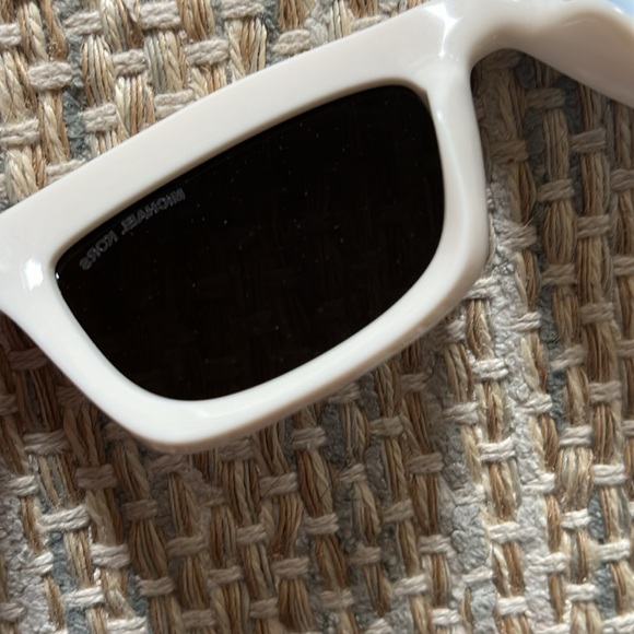 Michael Kors White Frame Stowe Sunglasses - Picture 8 of 13